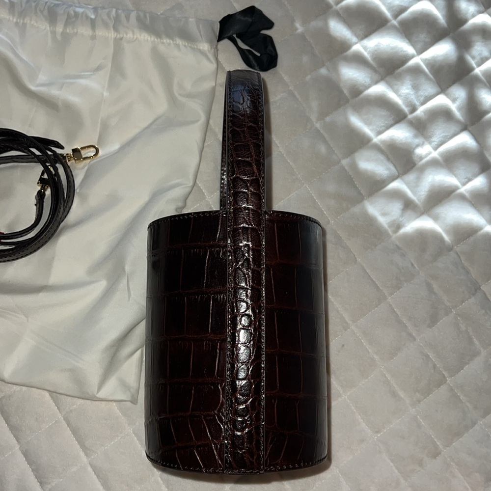 Beautiful Deep Brown Croco Staud Bag! - Picture 5 of 7